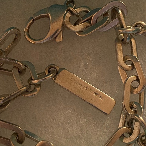 Auth 925Tiffany piece retired bracelet from 1837 silver collection 5th Ave charm - Picture 5 of 7